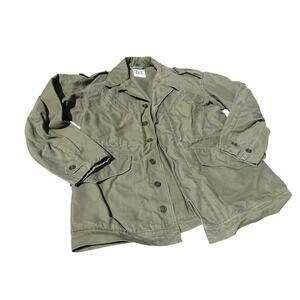 Vintage 1984 Dutch Army Field Jacket Wool Liner Vest 80s KL Puijenbroek 21x27 M
